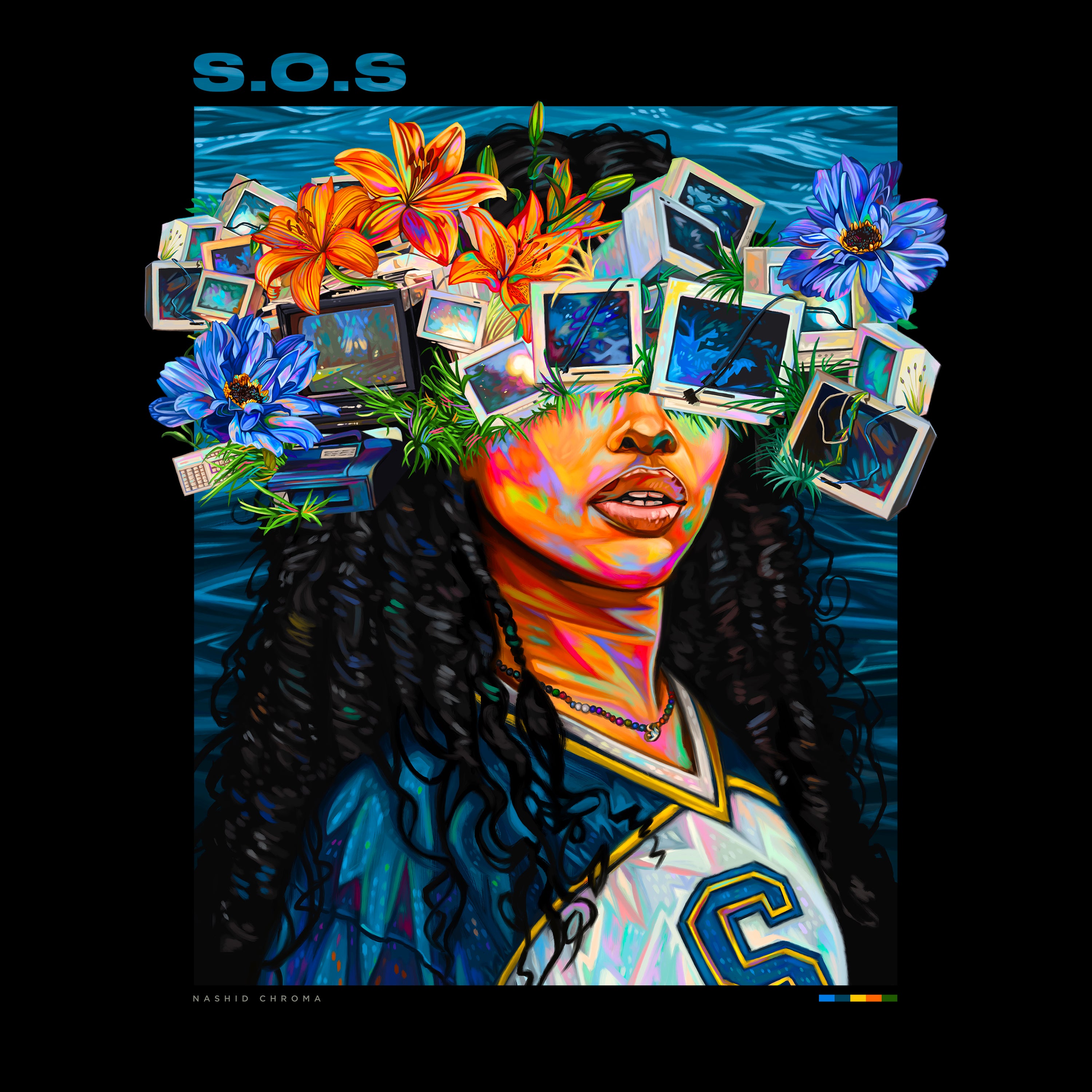 S.O.S DROP SHOULDER TEE