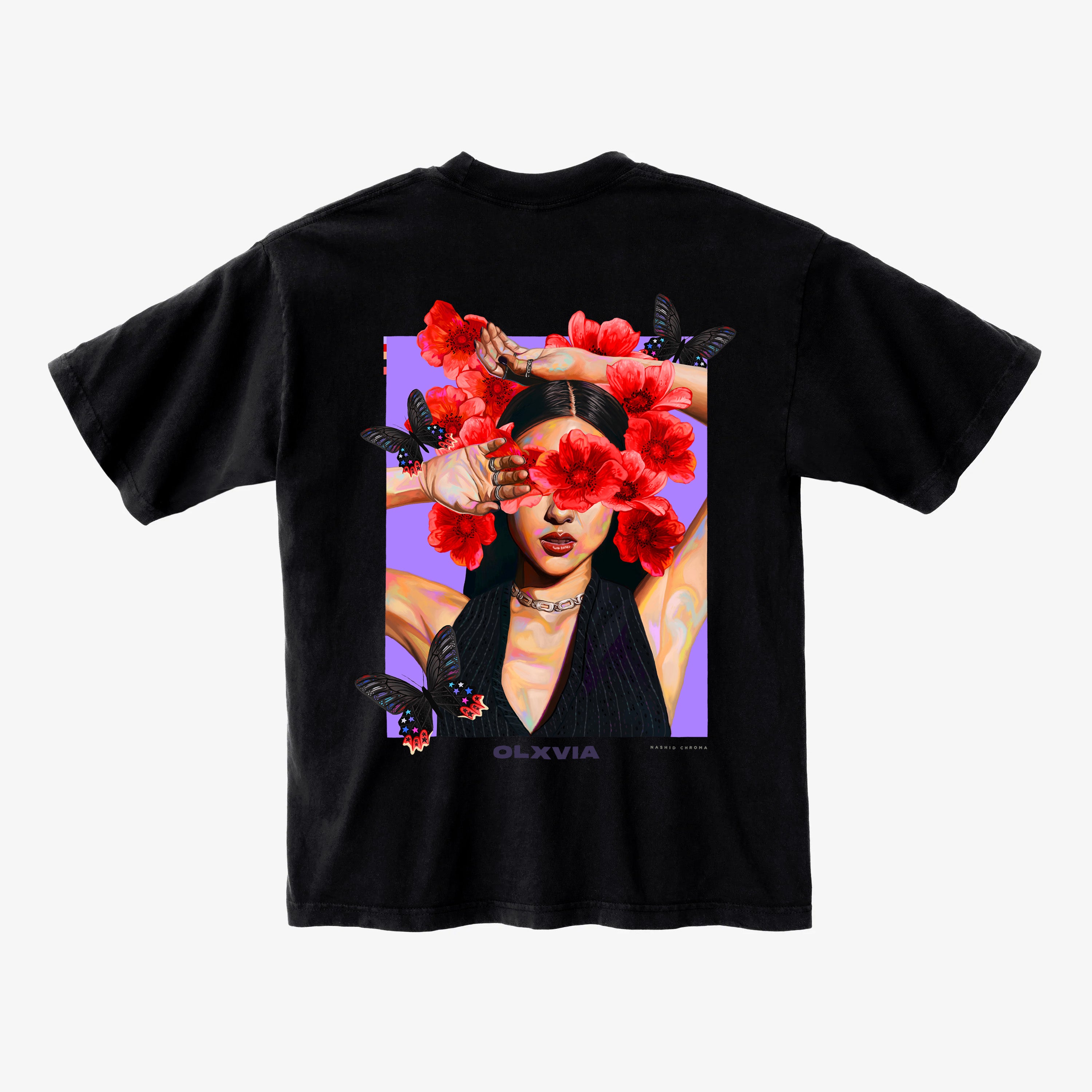 OLXVIA DROP SHOULDER TEE