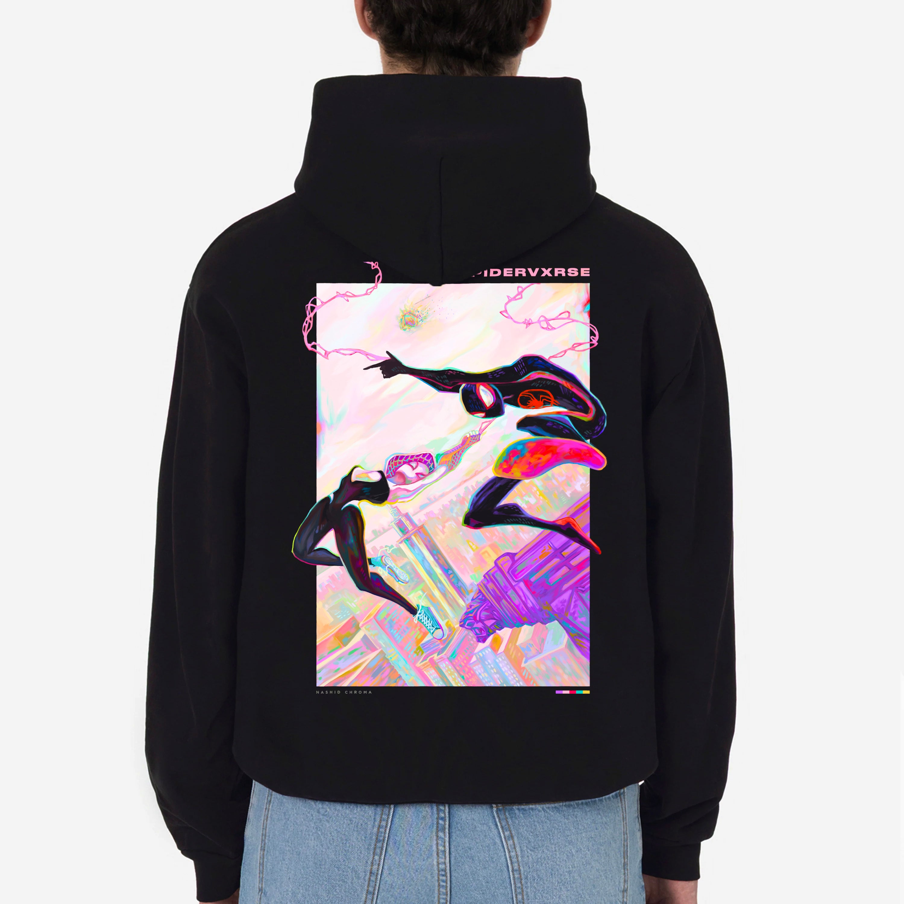 SPIDERVXRSE Drop Shoulder Hoodie