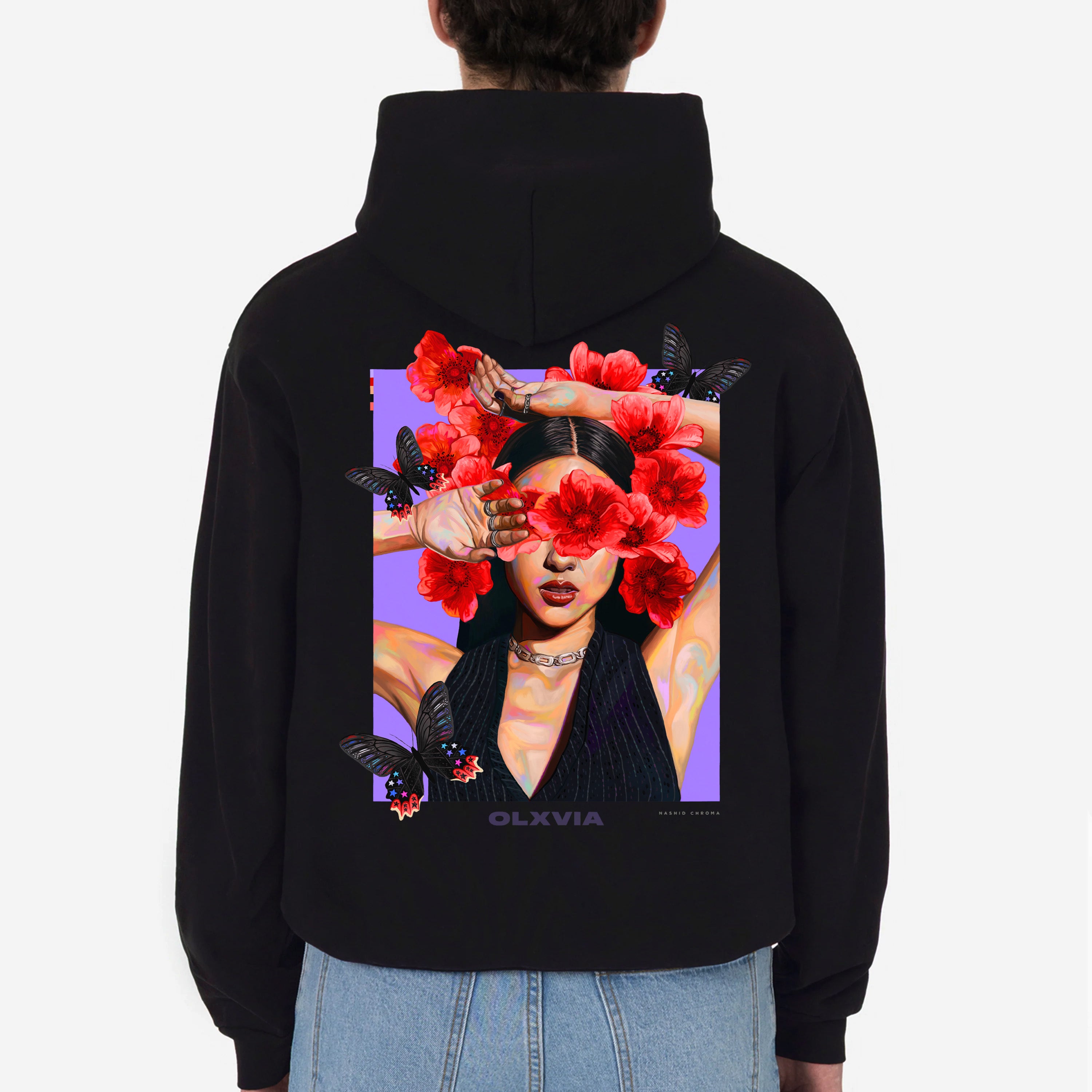 OLXVIA Drop Shoulder Hoodie