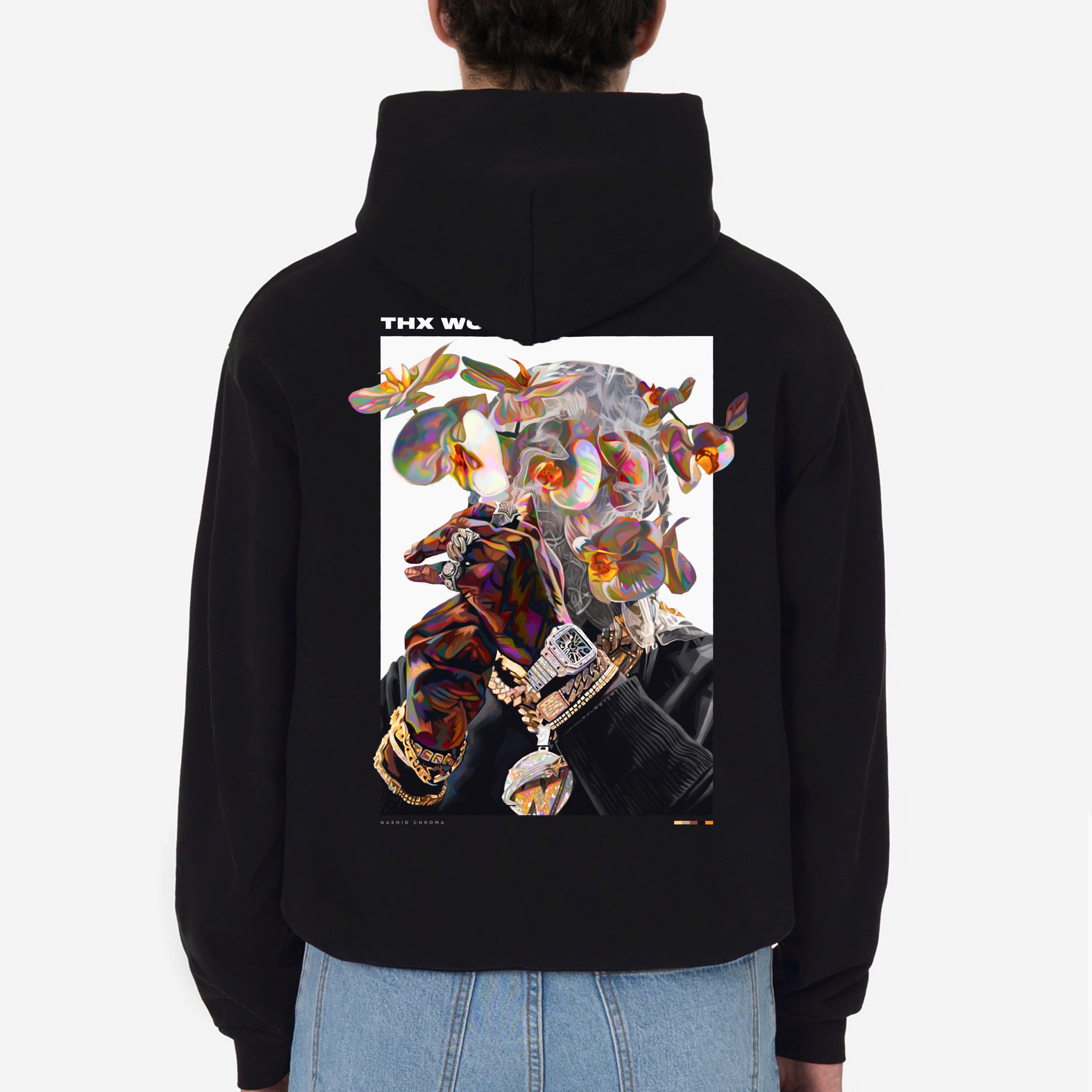 THX WOO Drop Shoulder Hoodie