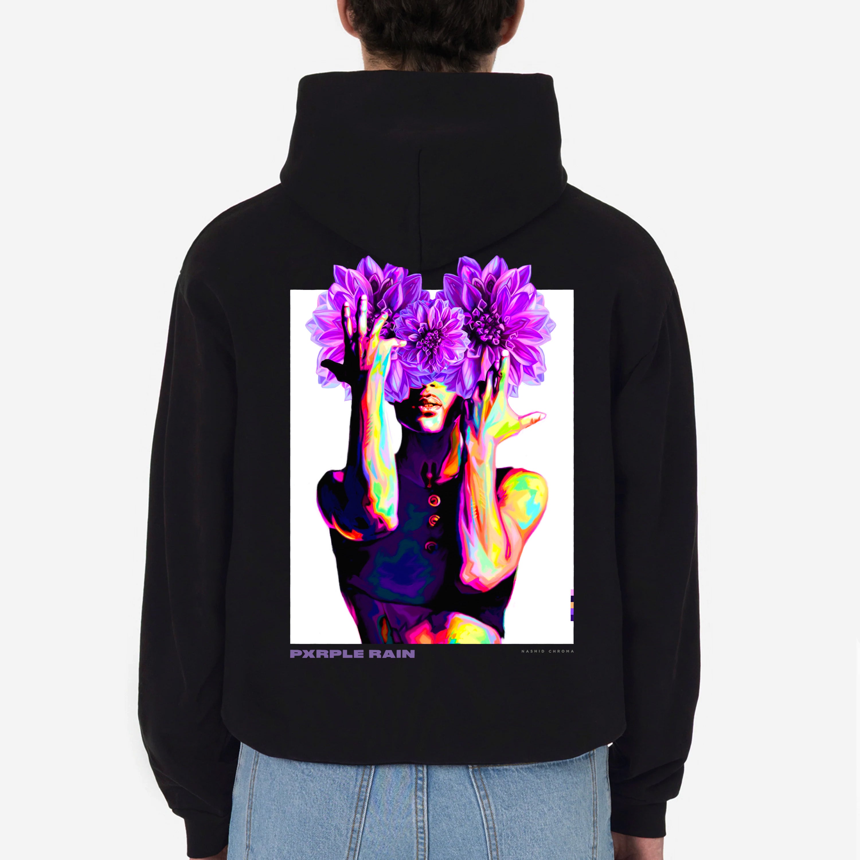 PXRPLE RAIN Drop Shoulder Hoodie