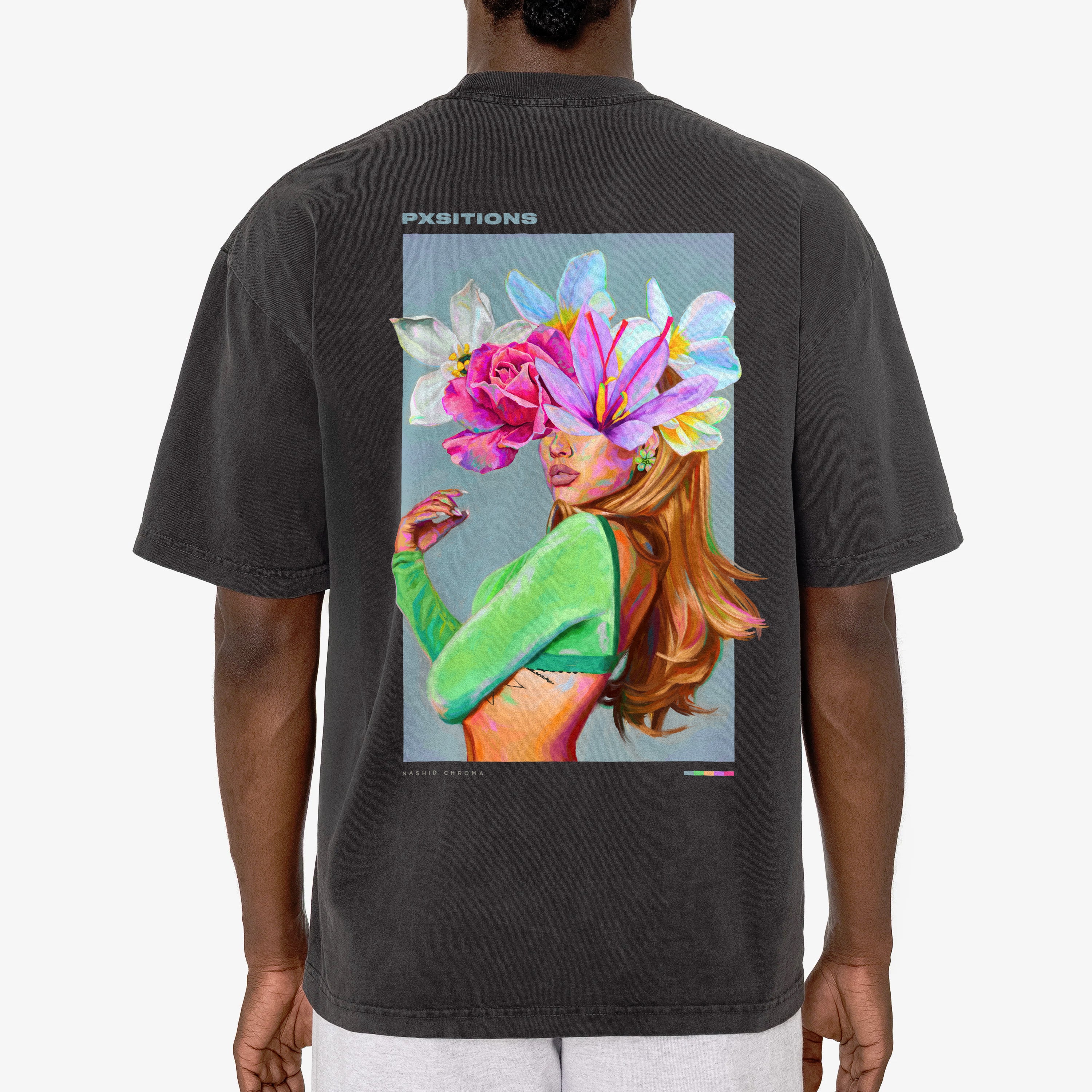 PXSITIONS DROP SHOULDER TEE
