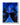 Nashid Chroma Art Framed (White) BLUE