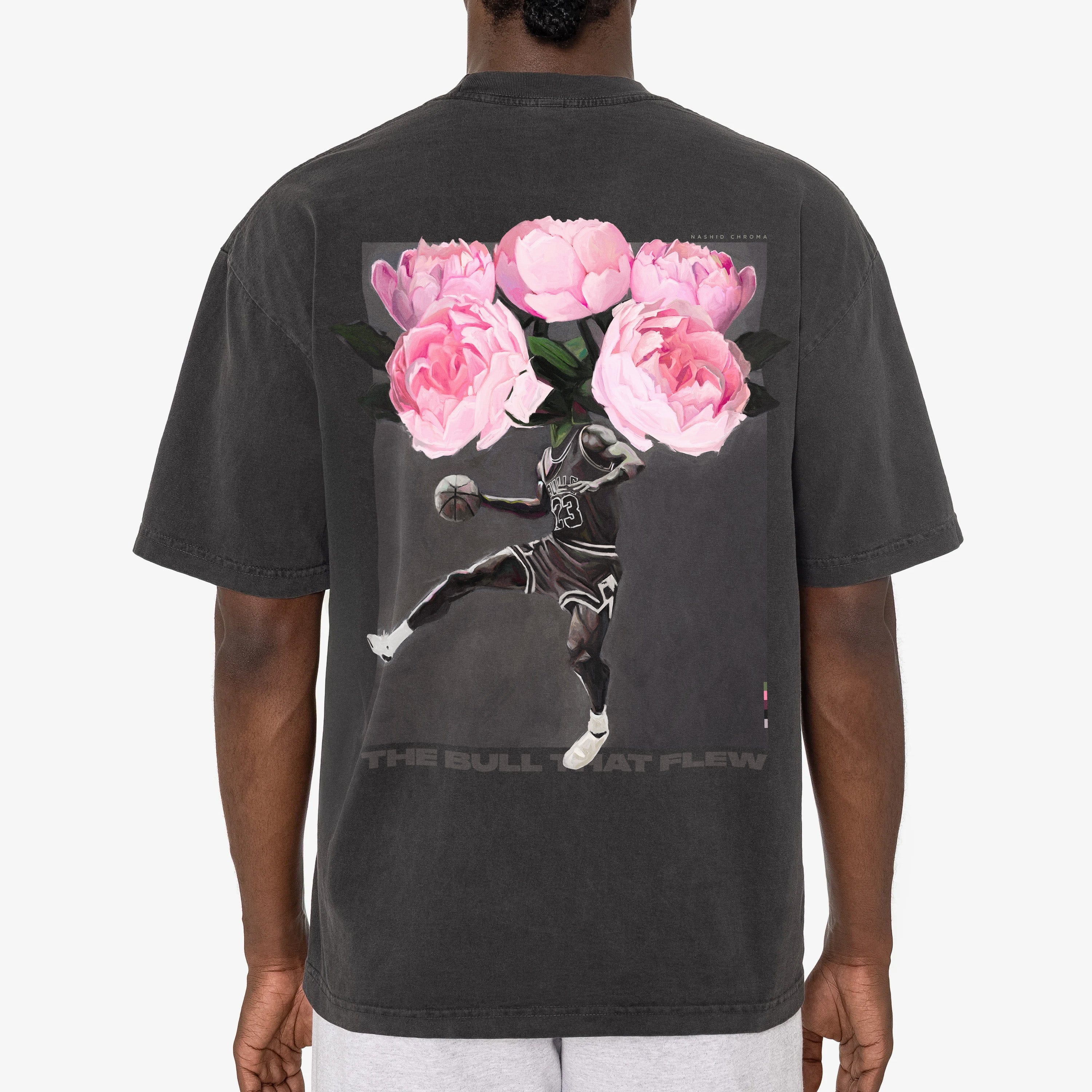 Nashid Chroma Apparel THE BULL THAT FLEW DROP SHOULDER TEE