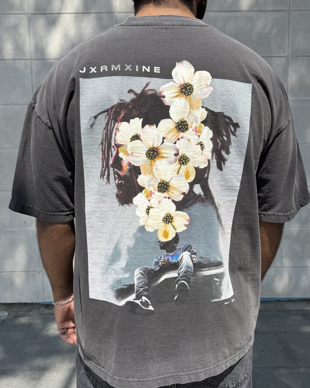 Nashid Chroma Apparel White / XS / JXRMXINE JXRMXINE DROP SHOULDER TEE