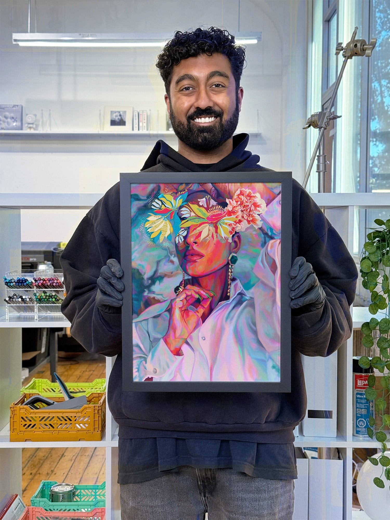 Nashid Chroma Art 12×16" / Framed (Black) SNXH AALXGRA