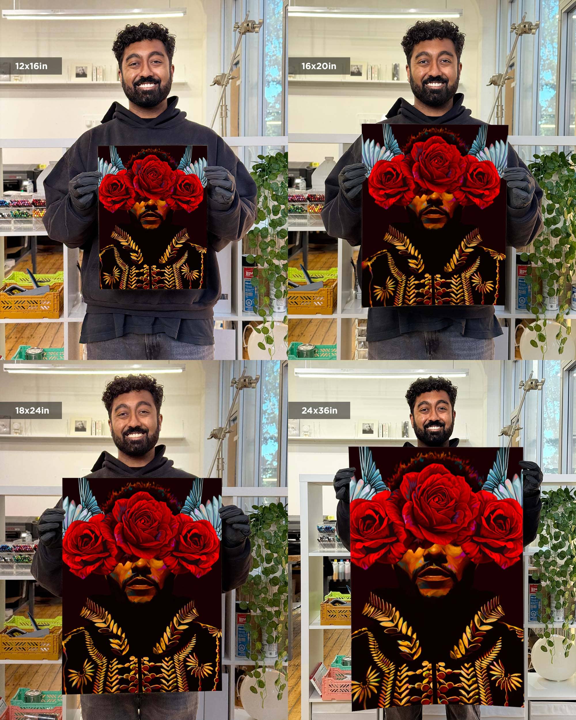 Nashid Chroma Art 12×16"" / Unframed ABXL