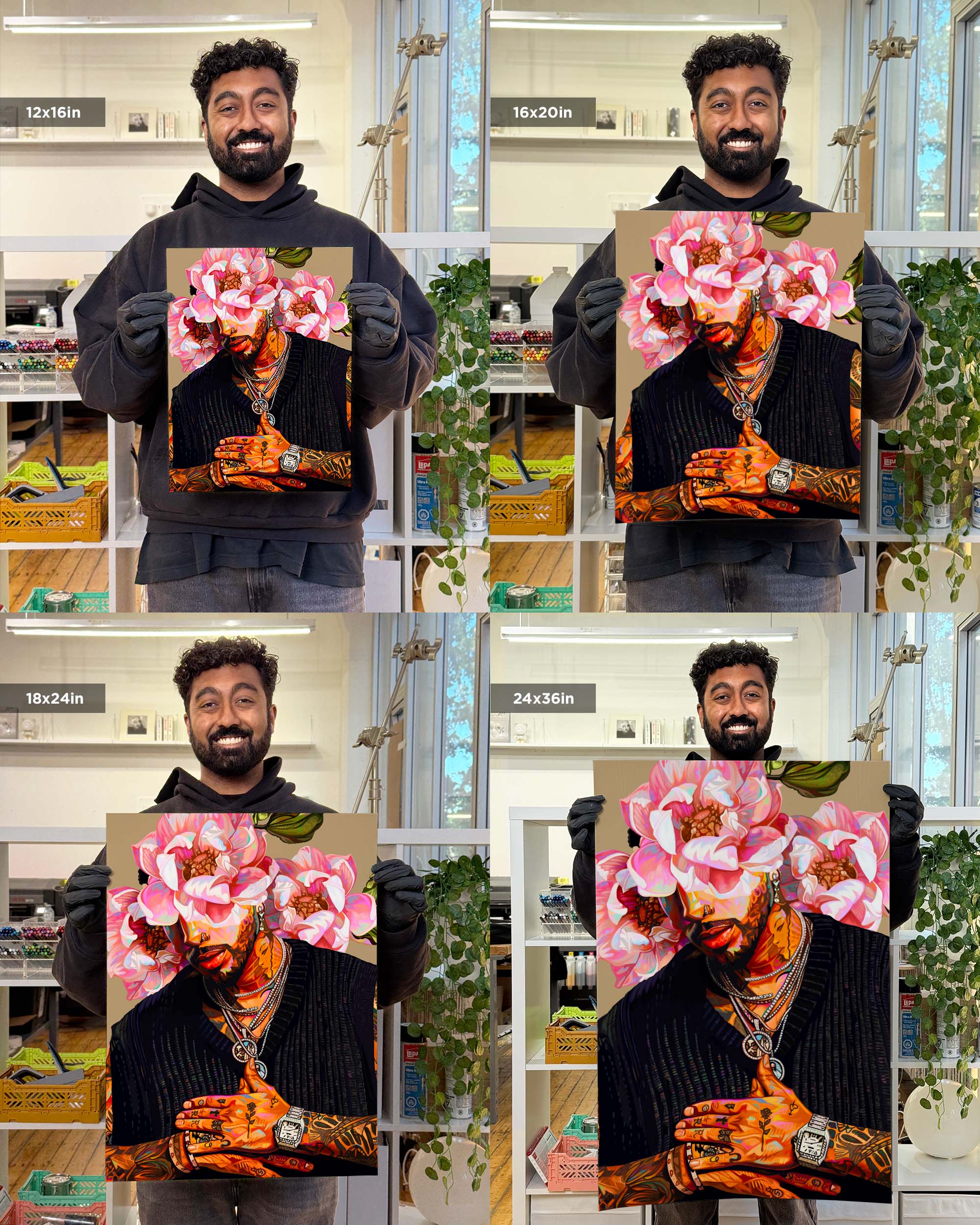 Nashid Chroma Art 12×16" / Unframed RXUW