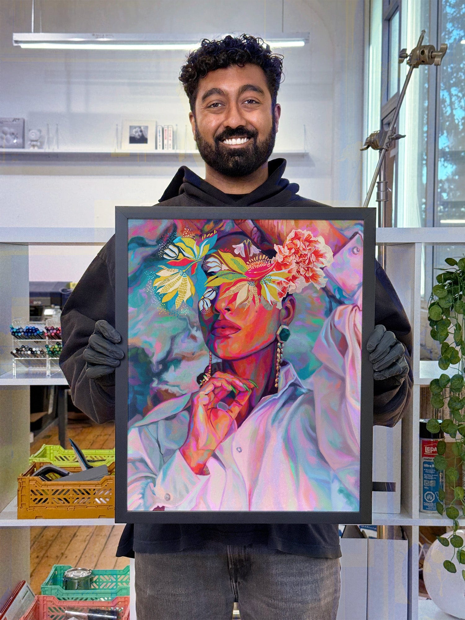 Nashid Chroma Art 16×20" / Framed (Black) SNXH AALXGRA