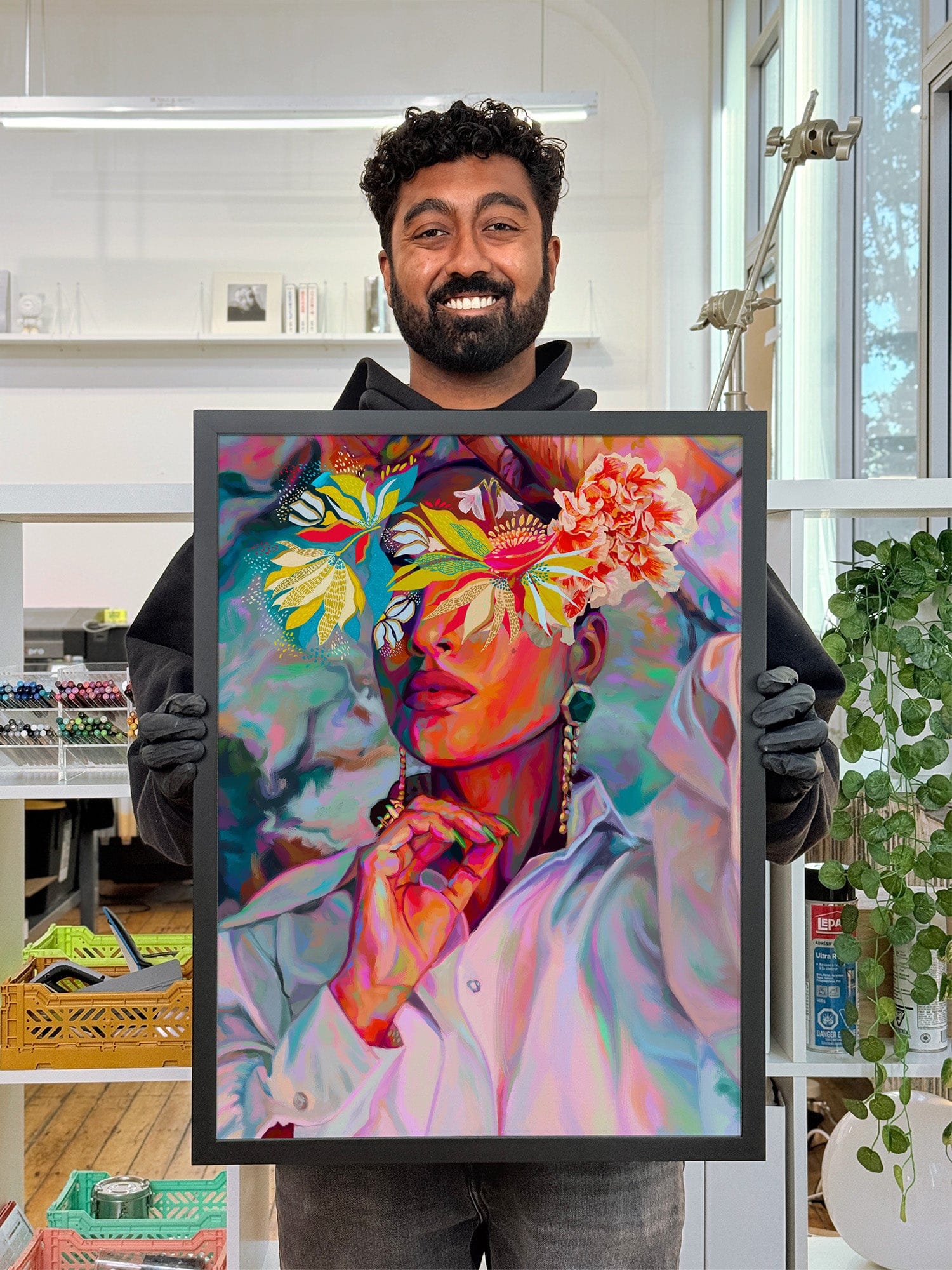 Nashid Chroma Art 18×24" / Framed (Black) SNXH AALXGRA