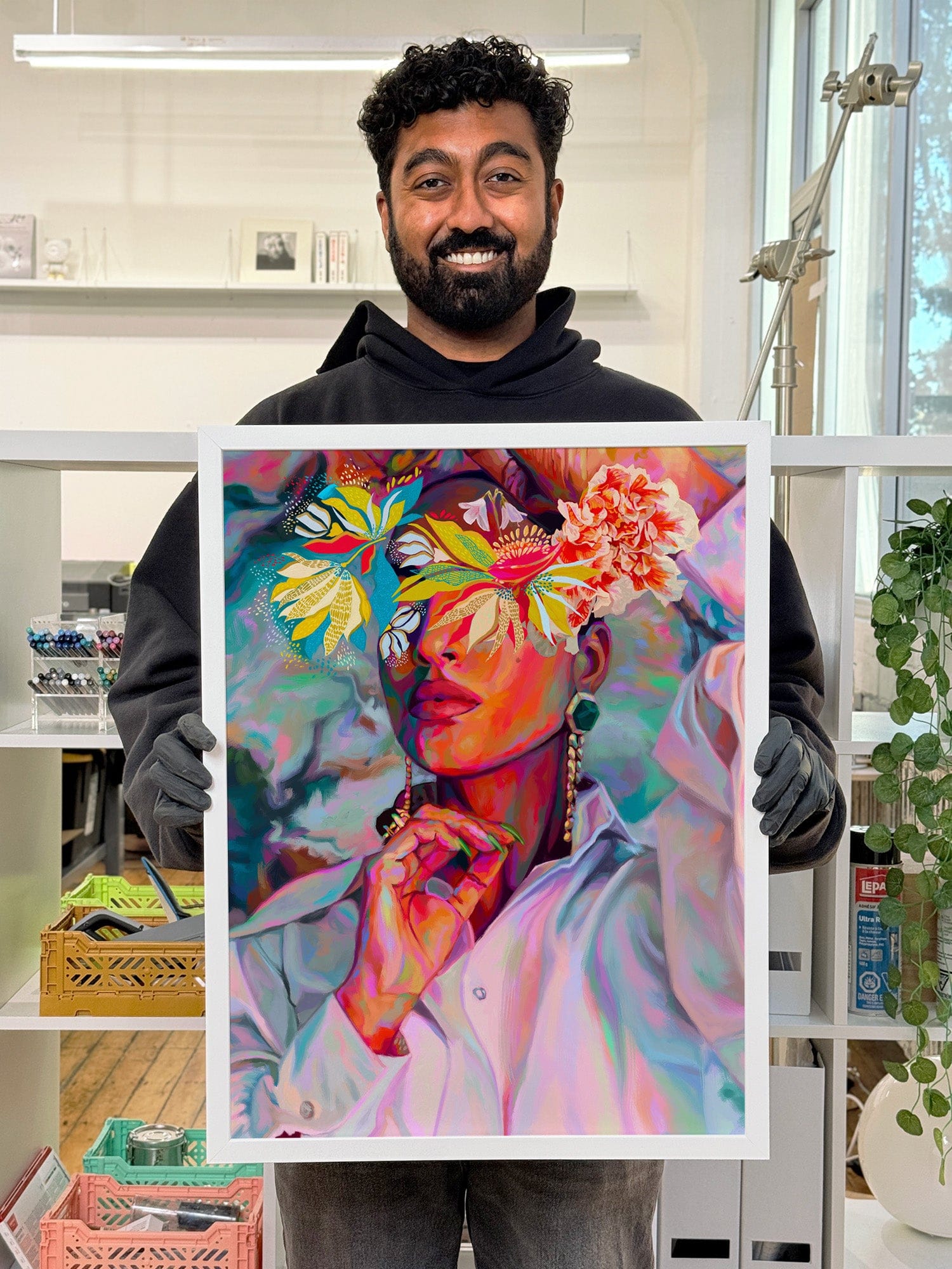 Nashid Chroma Art 18×24" / Framed (White) SNXH AALXGRA