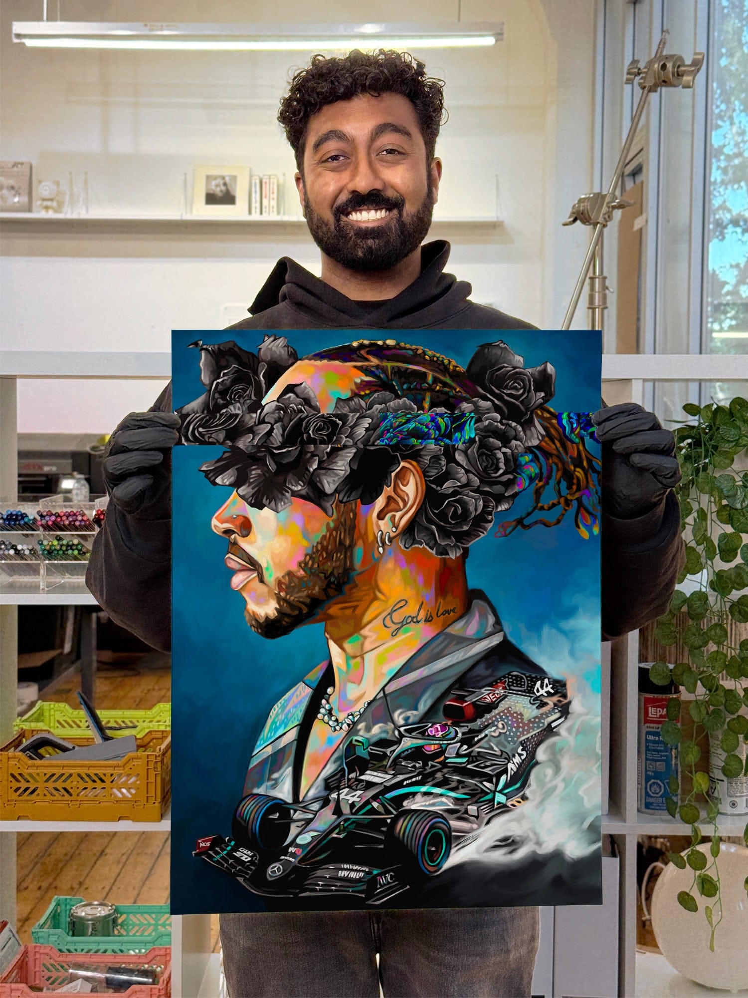 Nashid Chroma Art and Apparel Art 18×24"" / Unframed S.L.H