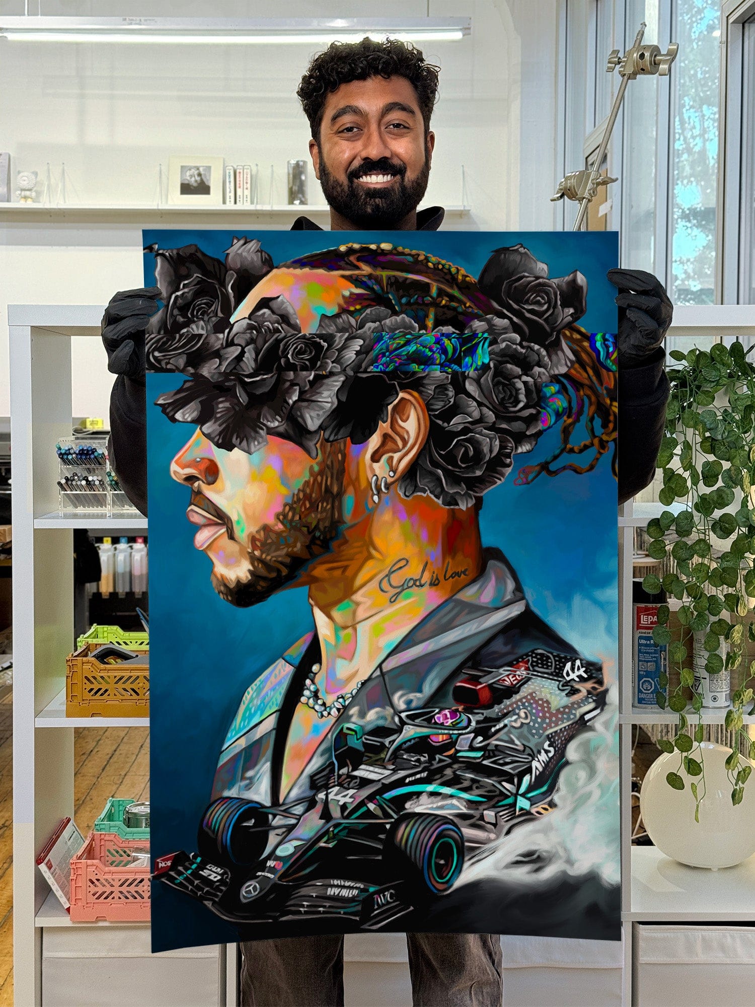 Nashid Chroma Art and Apparel Art 24×36"" / Unframed S.L.H