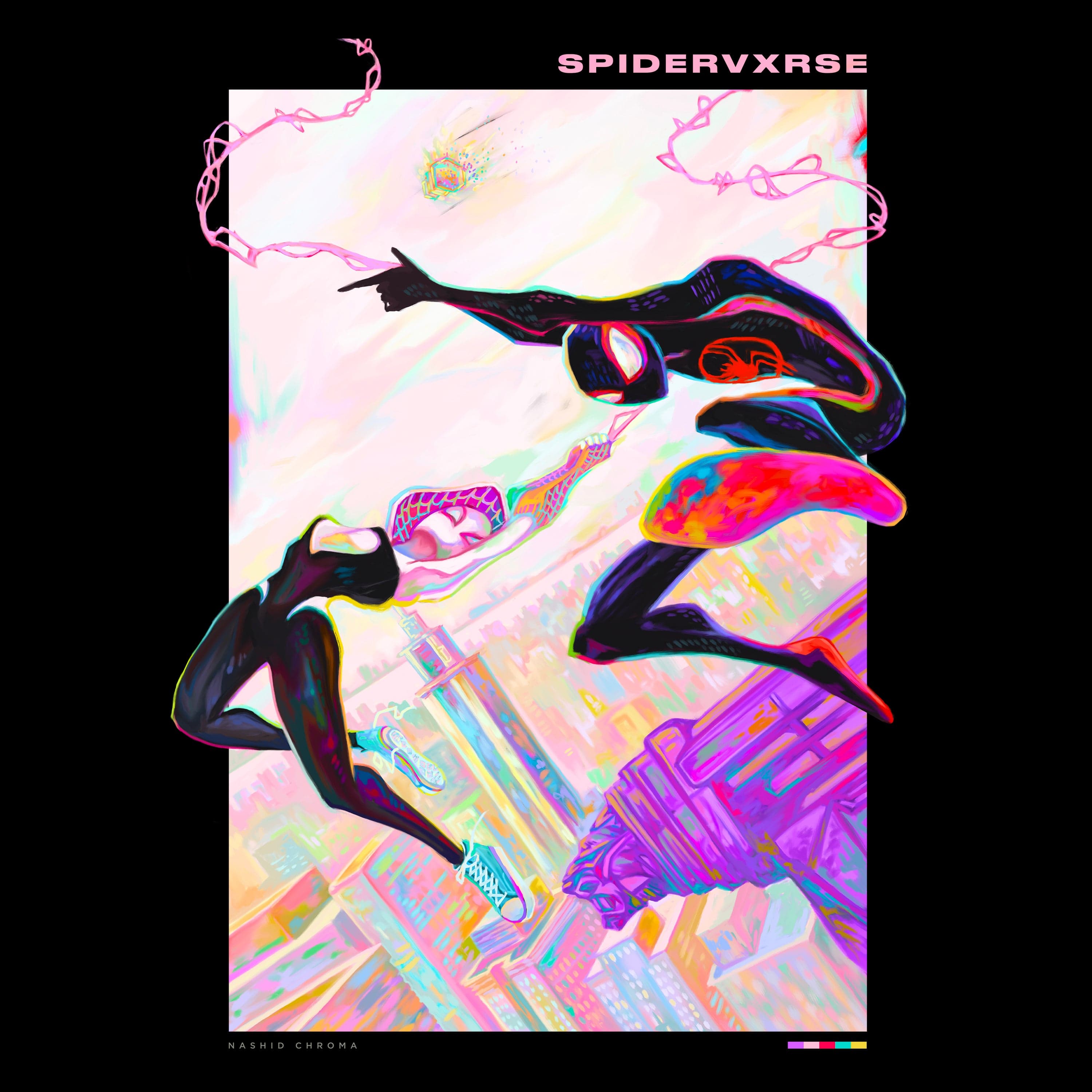 Nashid Chroma Hoodies SPIDERVXRSE Drop Shoulder Hoodie