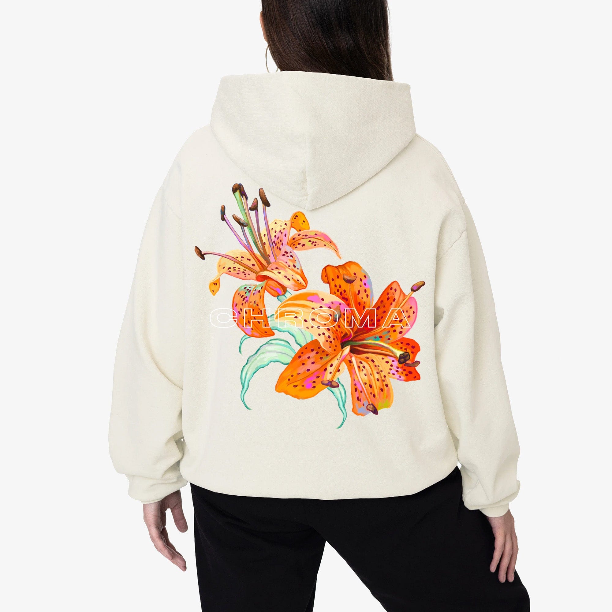 Nashid Chroma Hoodies TIGER LILLIES Drop Shoulder Hoodie