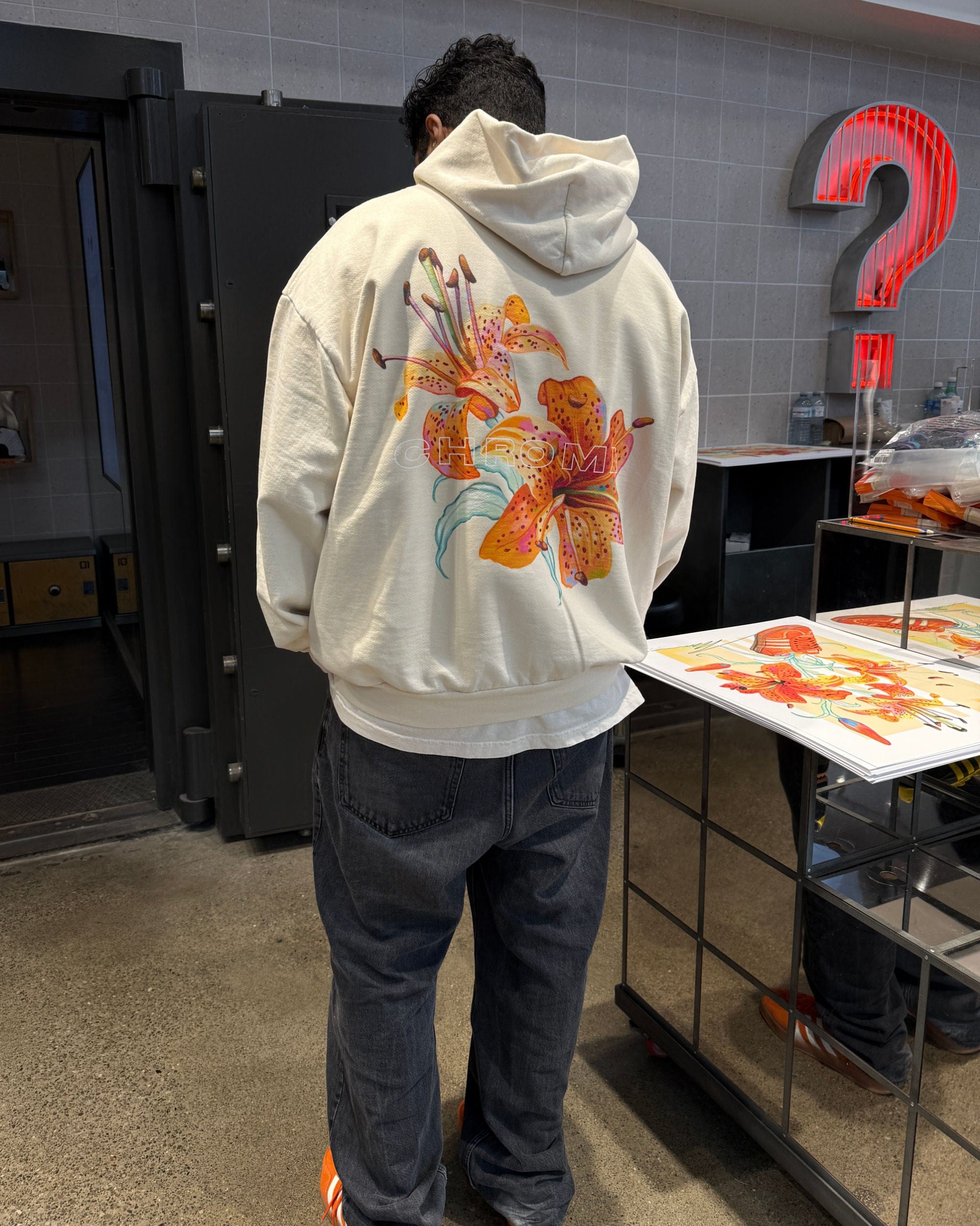 Nashid Chroma Hoodies TIGER LILLIES Drop Shoulder Hoodie