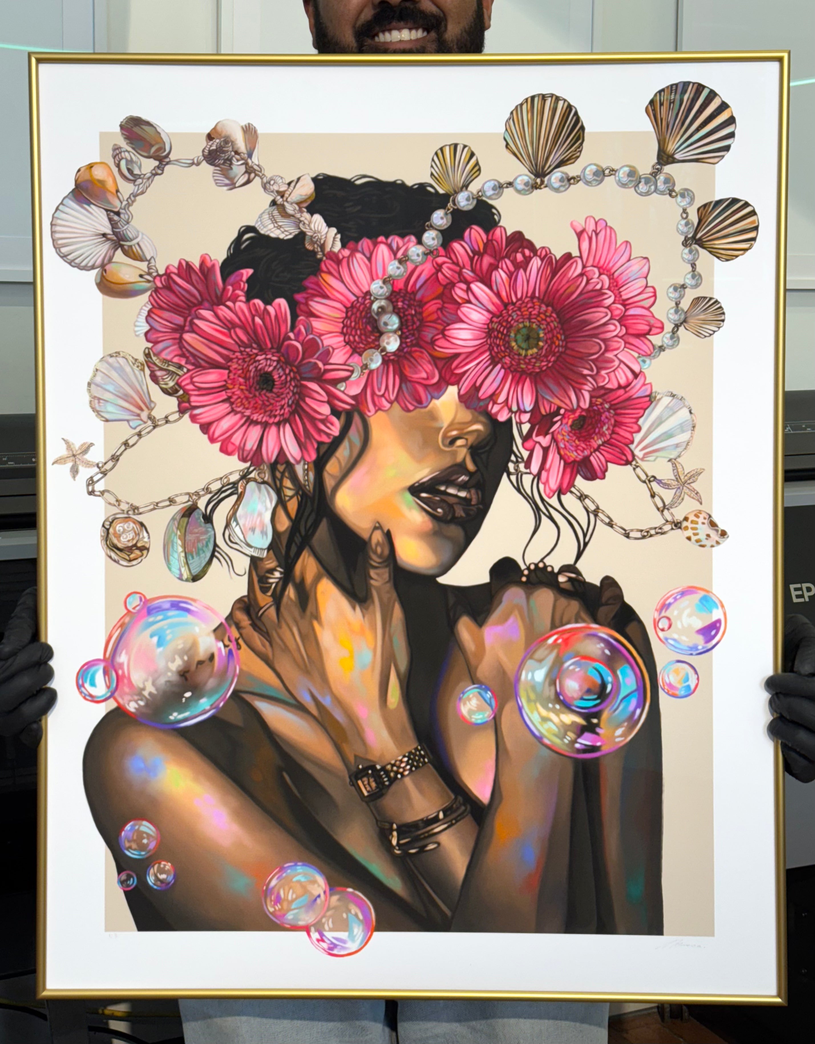 Nashid Chroma Limited Edition Art 24x30" (Framed) BXCKY G - Master Edition