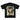 Nashid Chroma Tees Black / Front Print ALXCIA DROP SHOULDER TEE