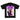 Nashid Chroma Tees PXRPLE RAIN DROP SHOULDER TEE