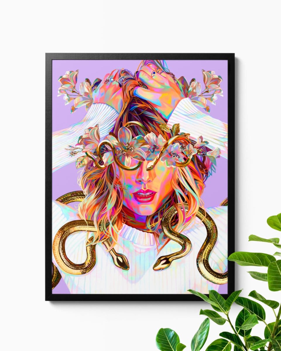 Nashid Chroma Art QUEEN OF SNAKES